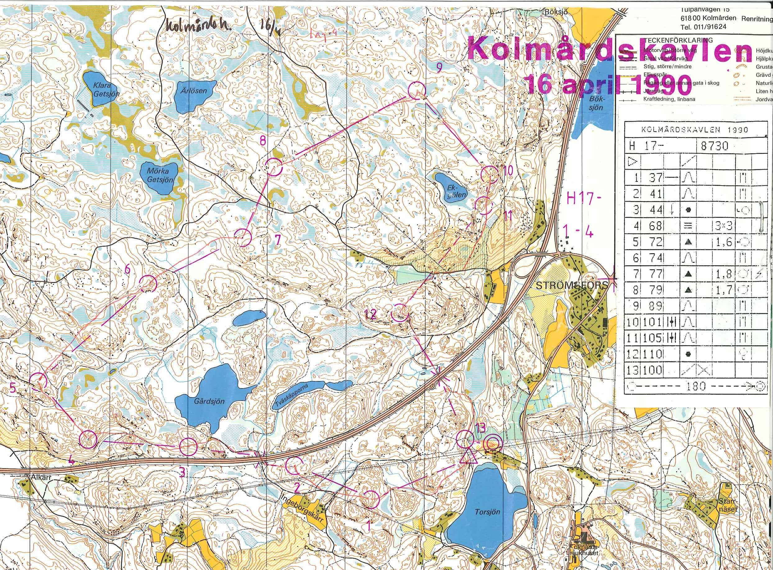 Kolmårdskavlen (16/04/1990)