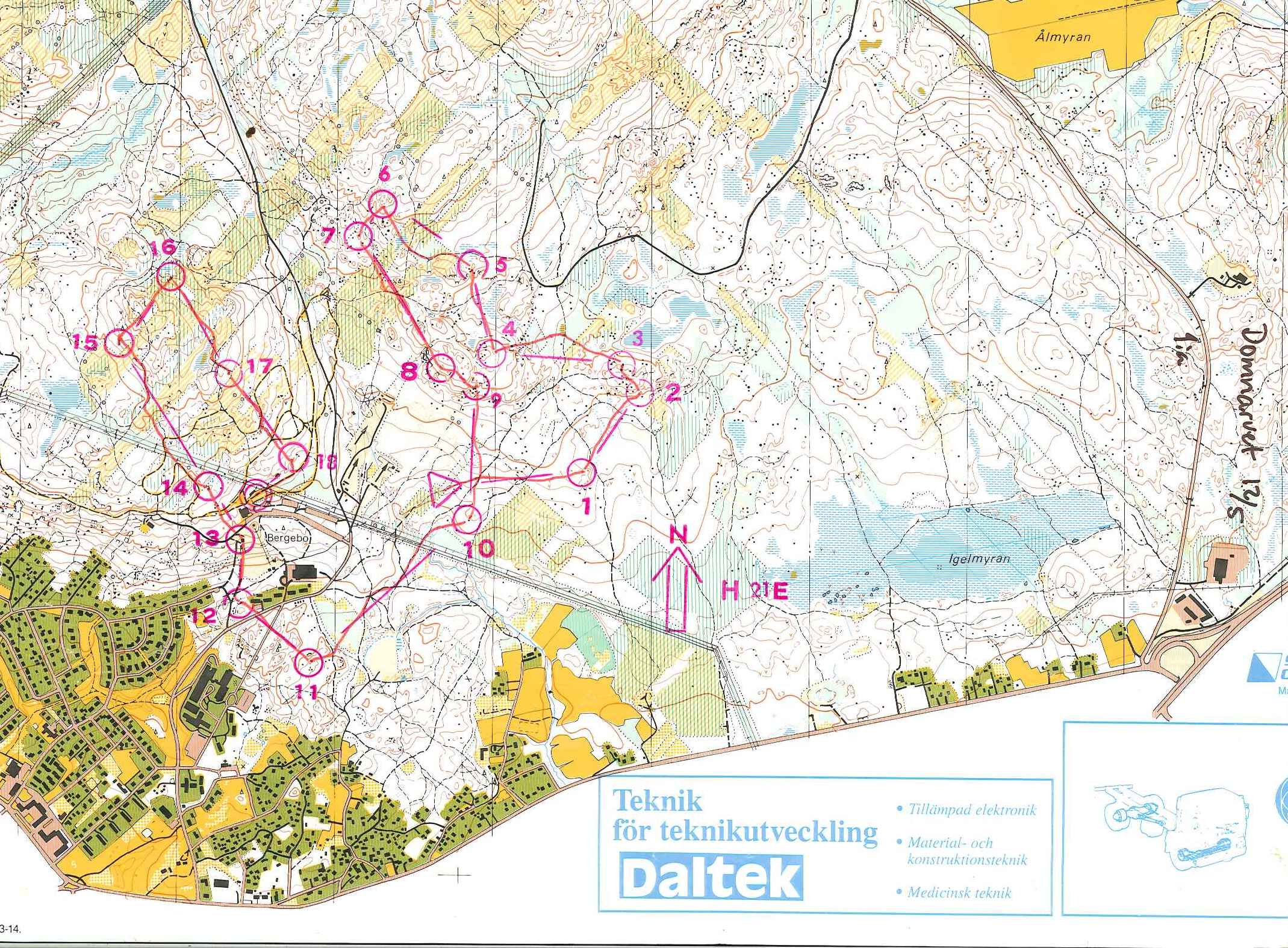 Domnarvet, kort (12/05/1990)