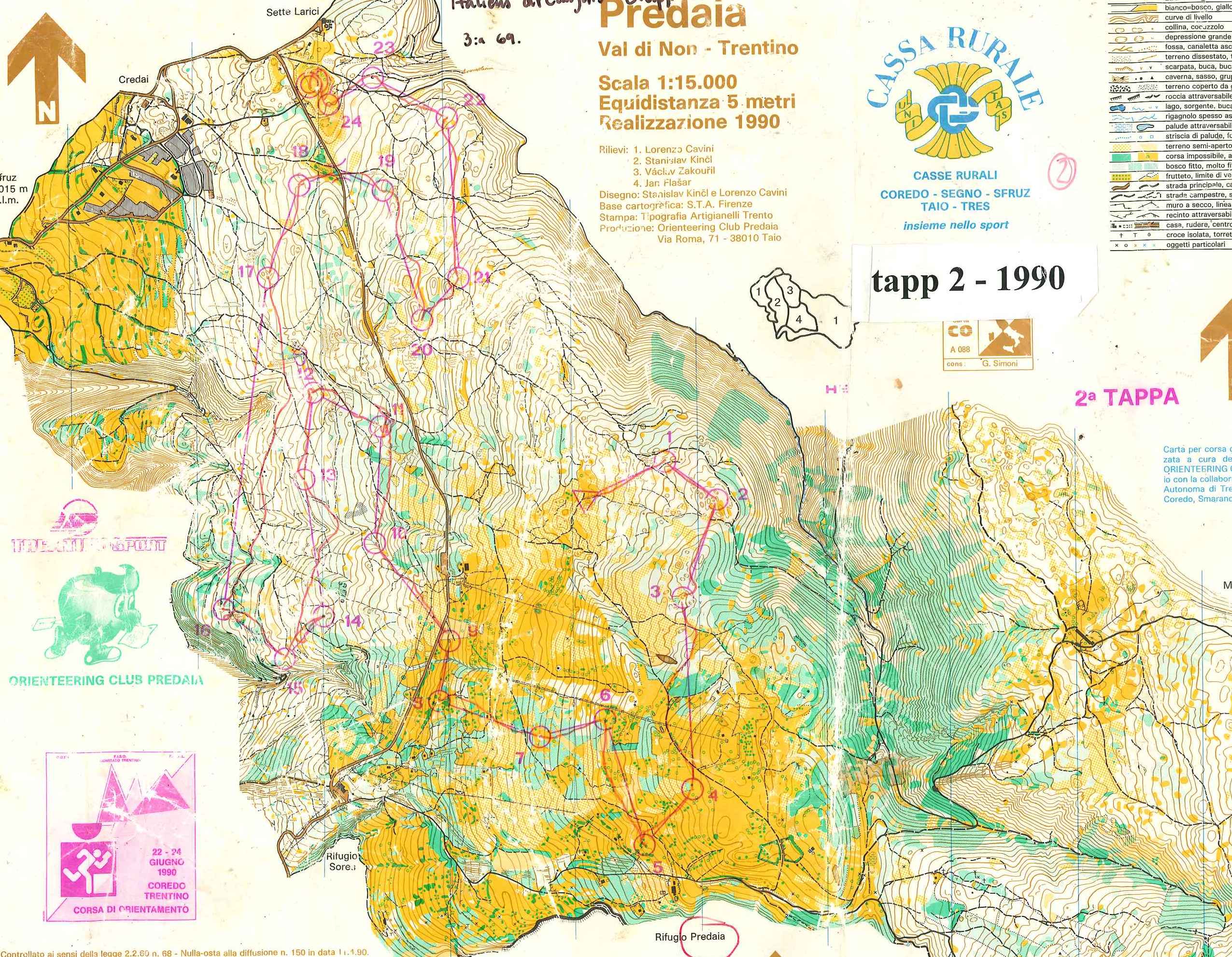Trentino 3-dagars E2 (23-06-1990)