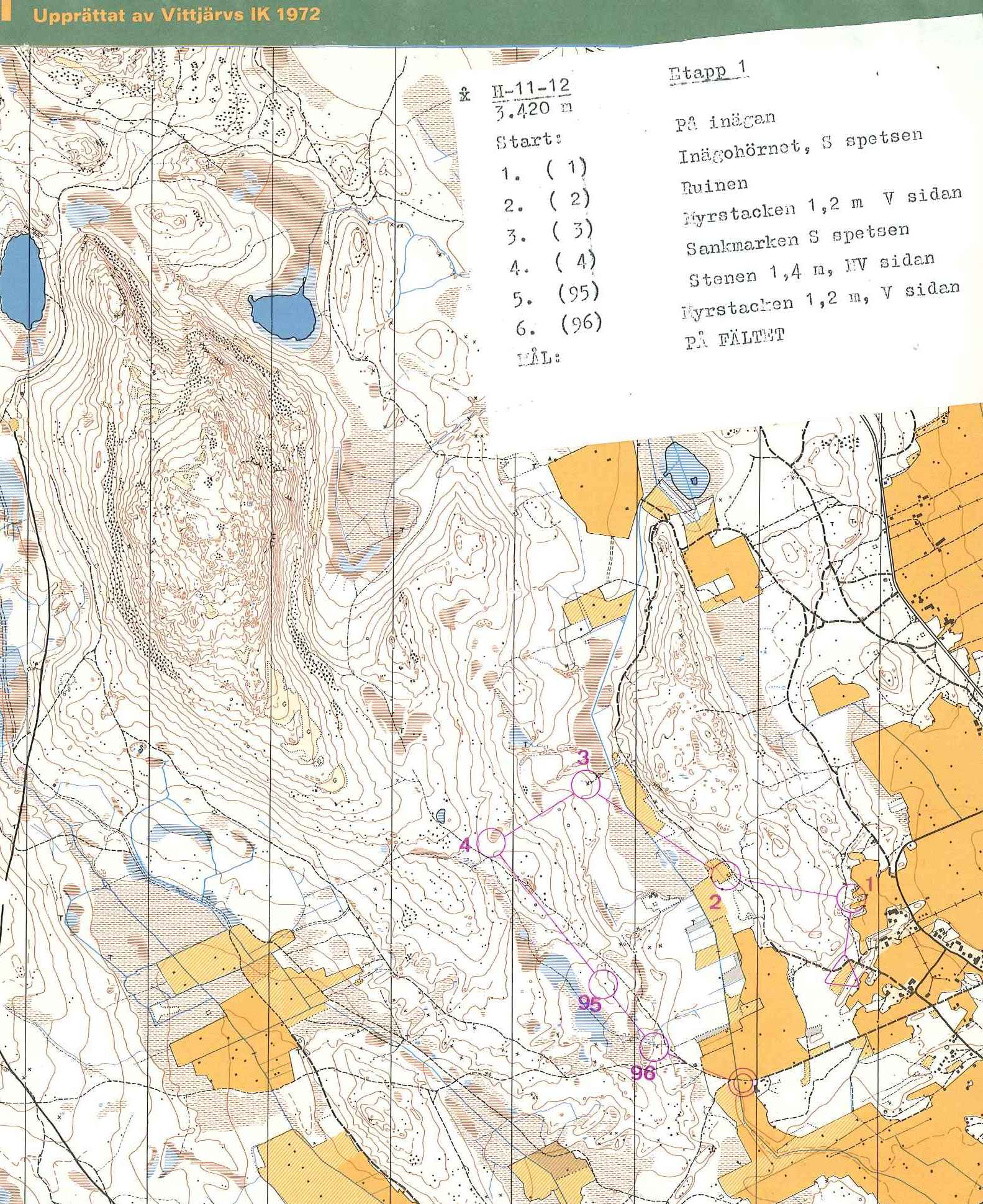 Vittjärvs, dag 1 (1972-07-22)