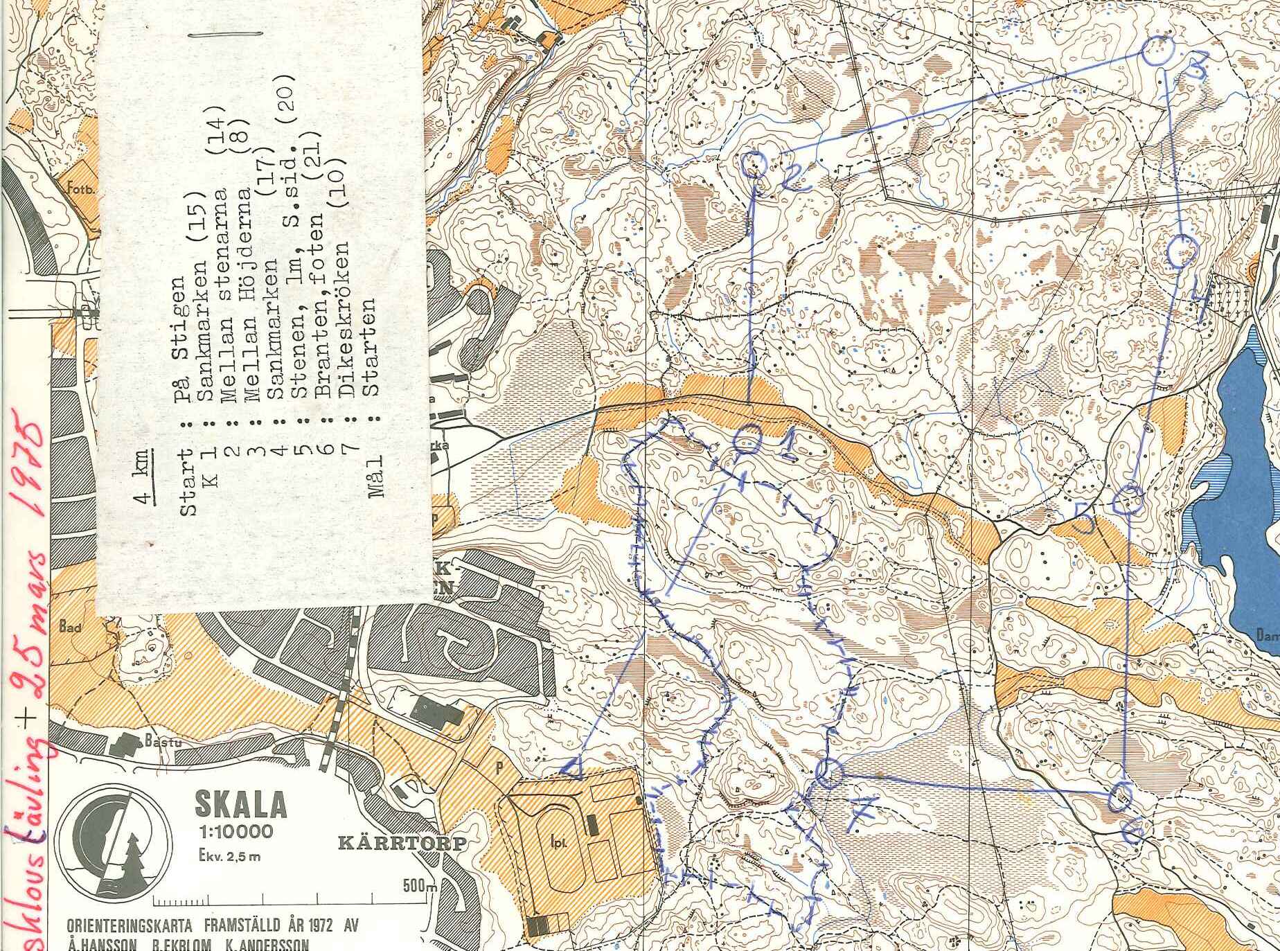 Påsklovsorientering (24/03/1975)