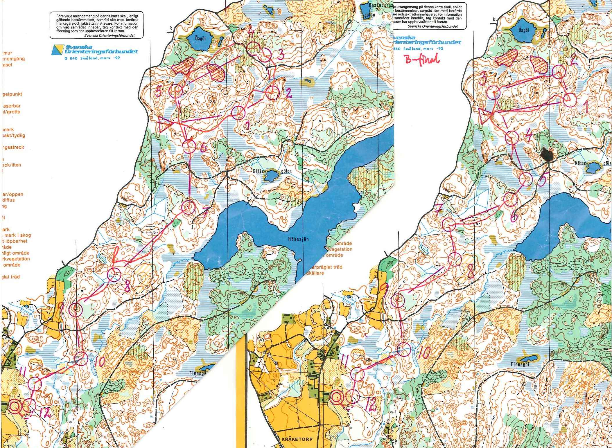 Växjö, kort (26/04/1992)