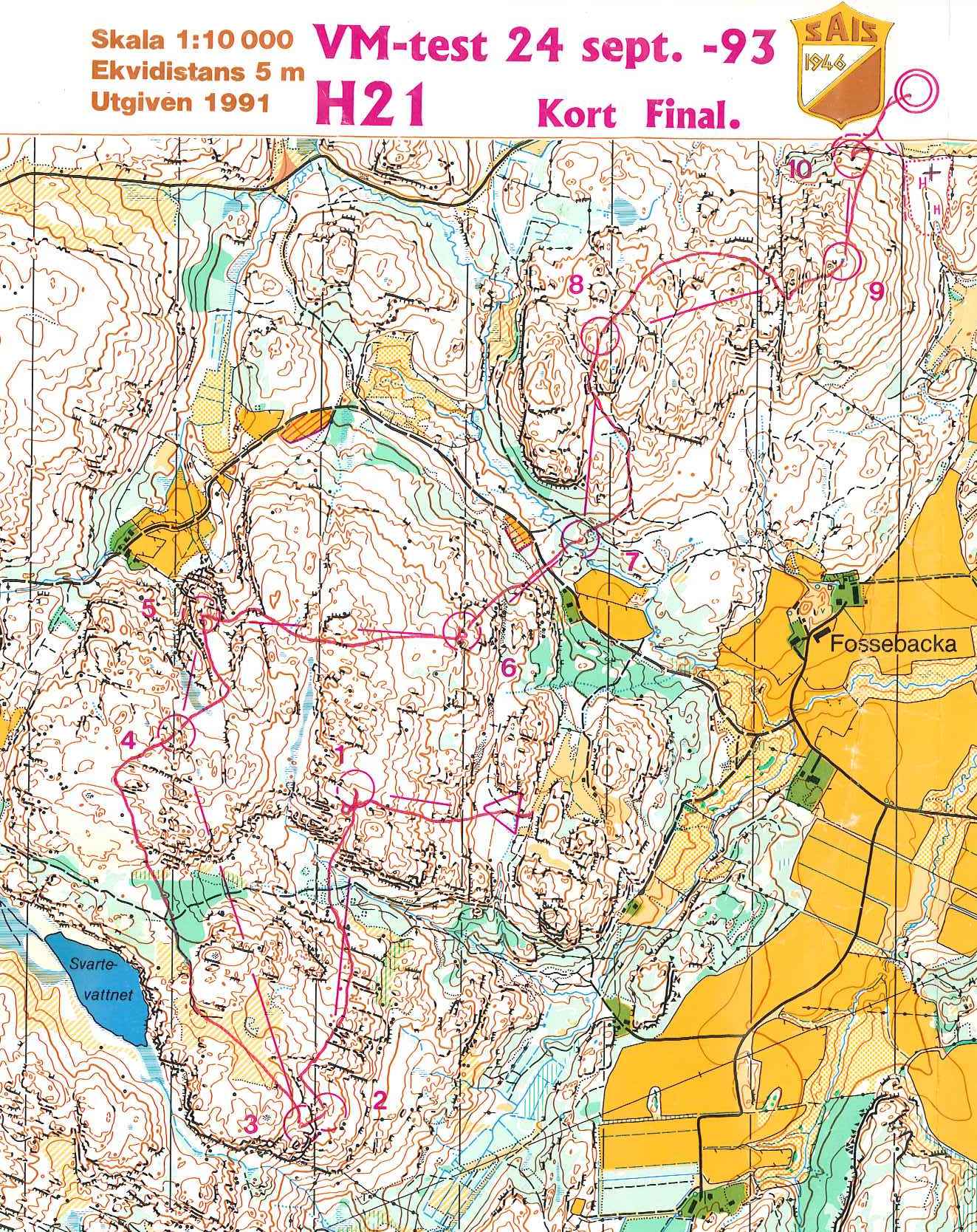 VM-test kort,final (24.09.1993)