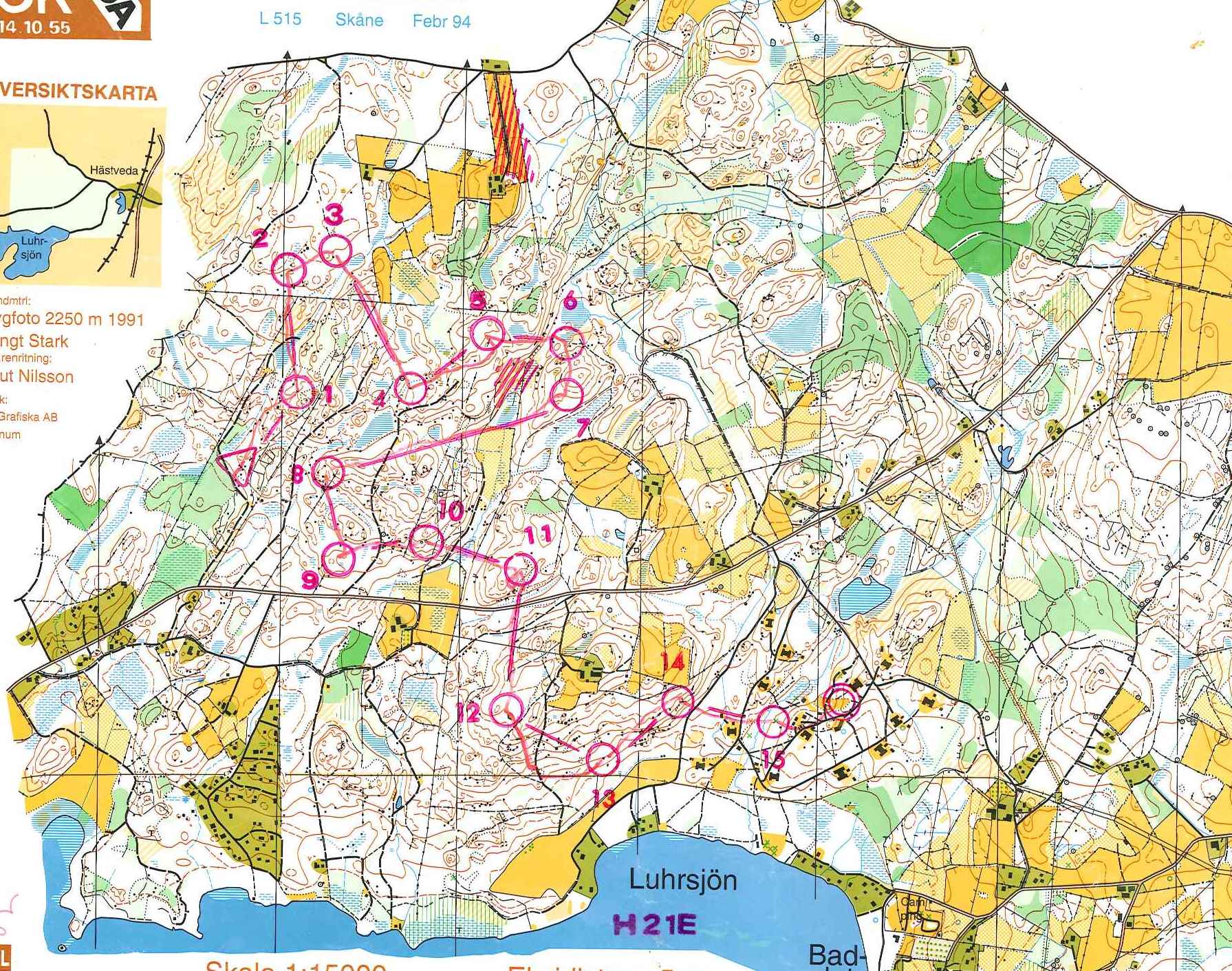 Hästveda, kort (20.03.1994)