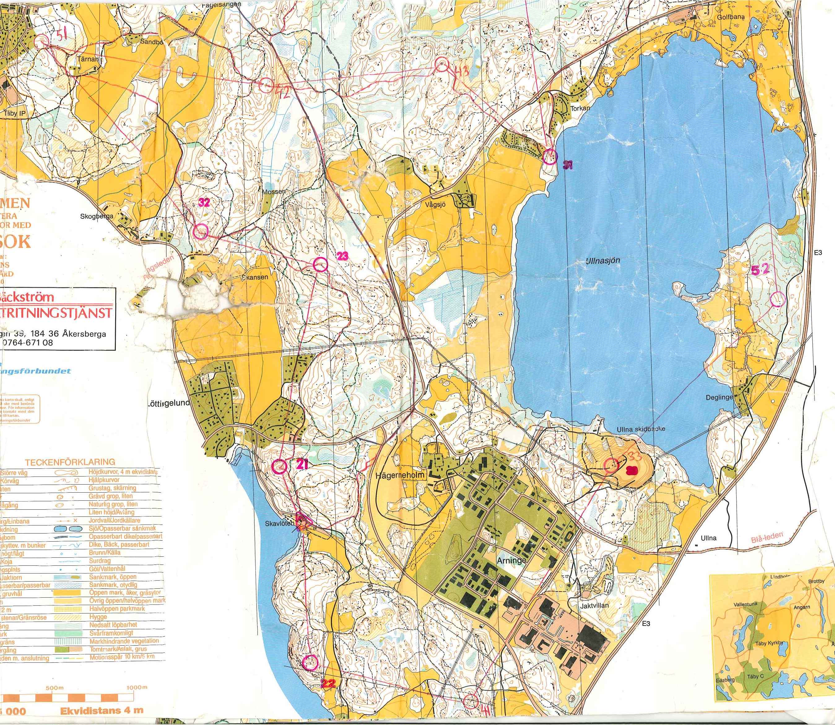 Täby Rogaine, del 1 (05/12/1998)