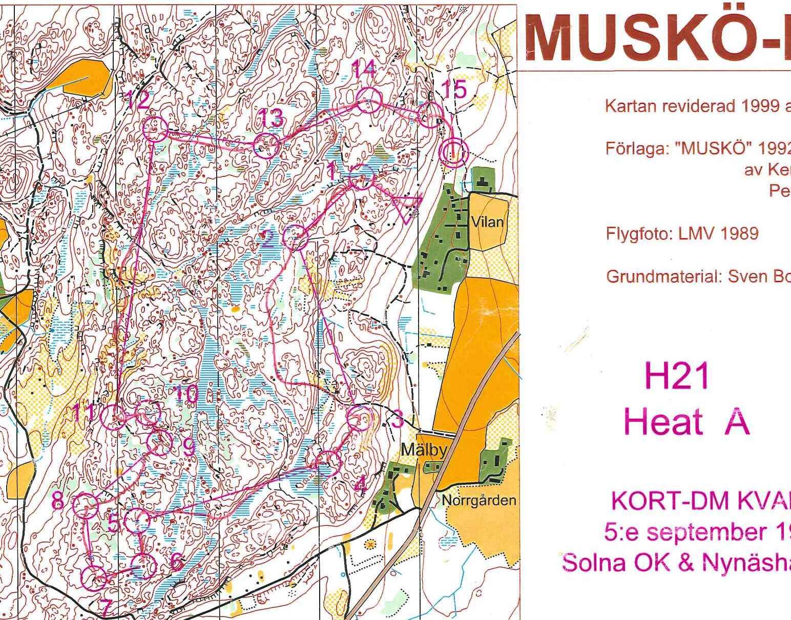 Kort-DM, kval (05-09-1999)