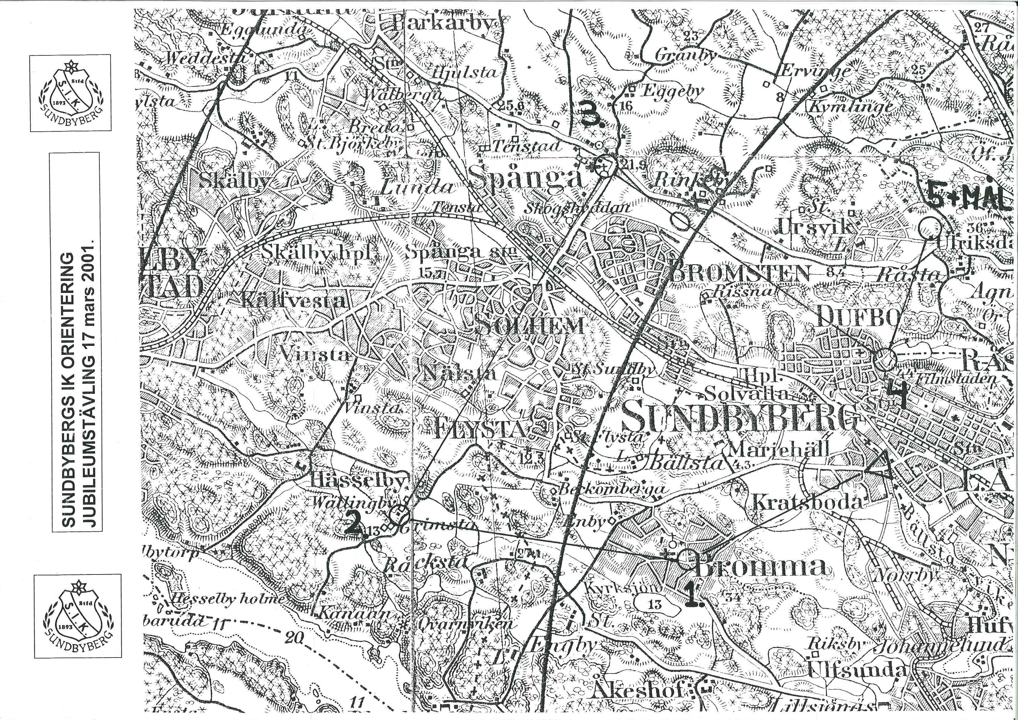 Sundbybergs jubileumstävling  (2001-03-17)