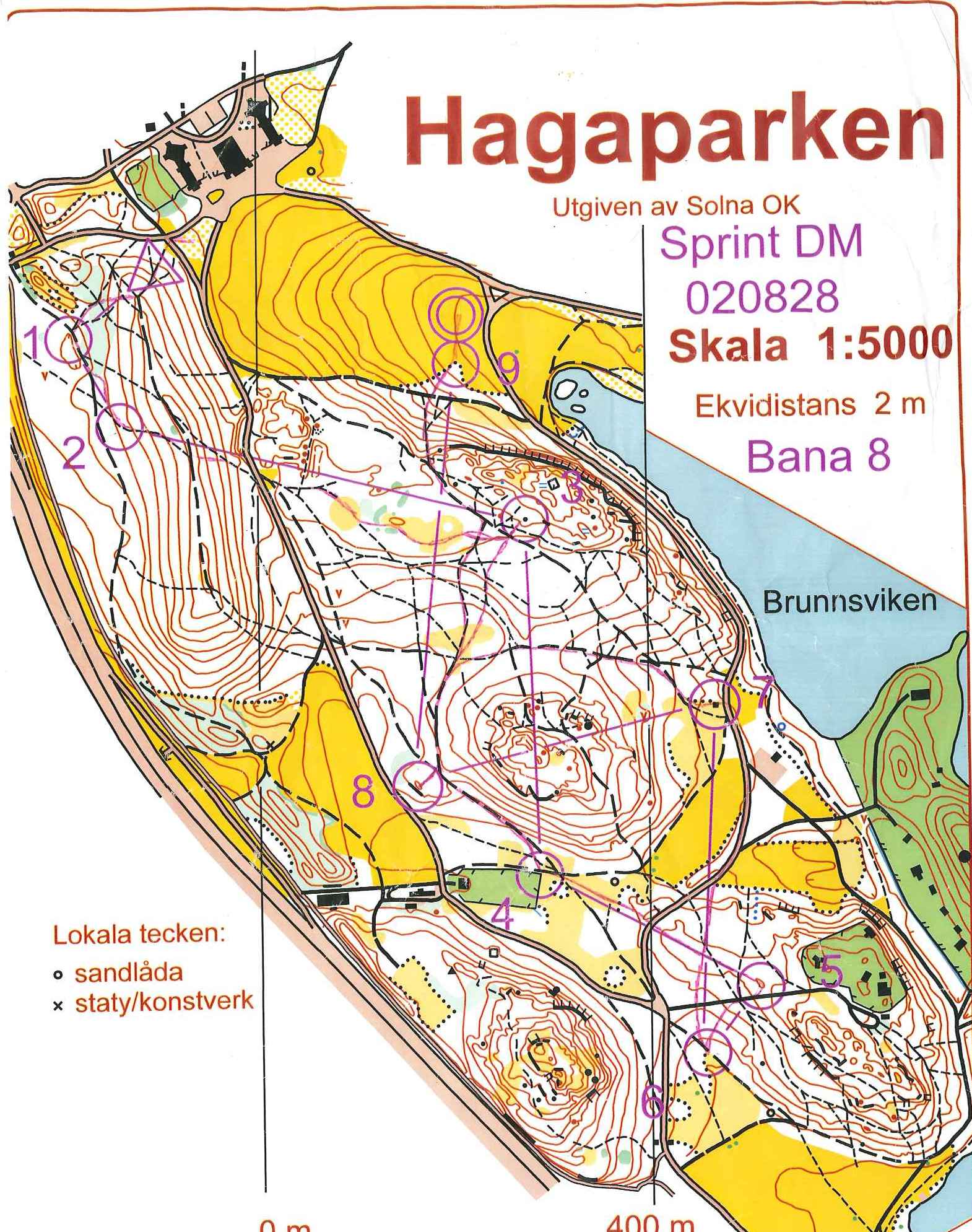 LP:s digital orienteering map archive :: Sprint-DM (2002-08-28)