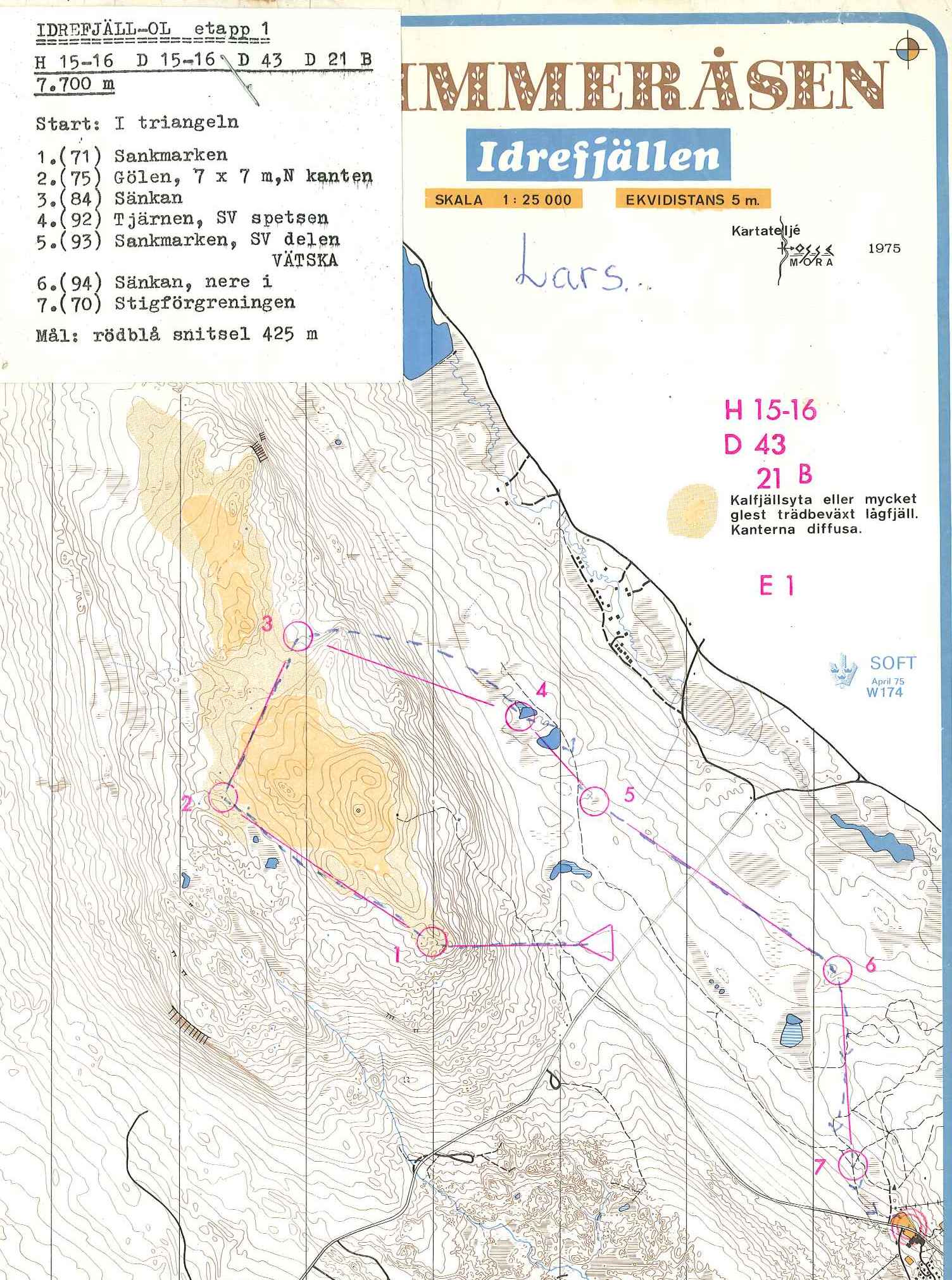 Fjäll-OL E1 (06/06/1976)