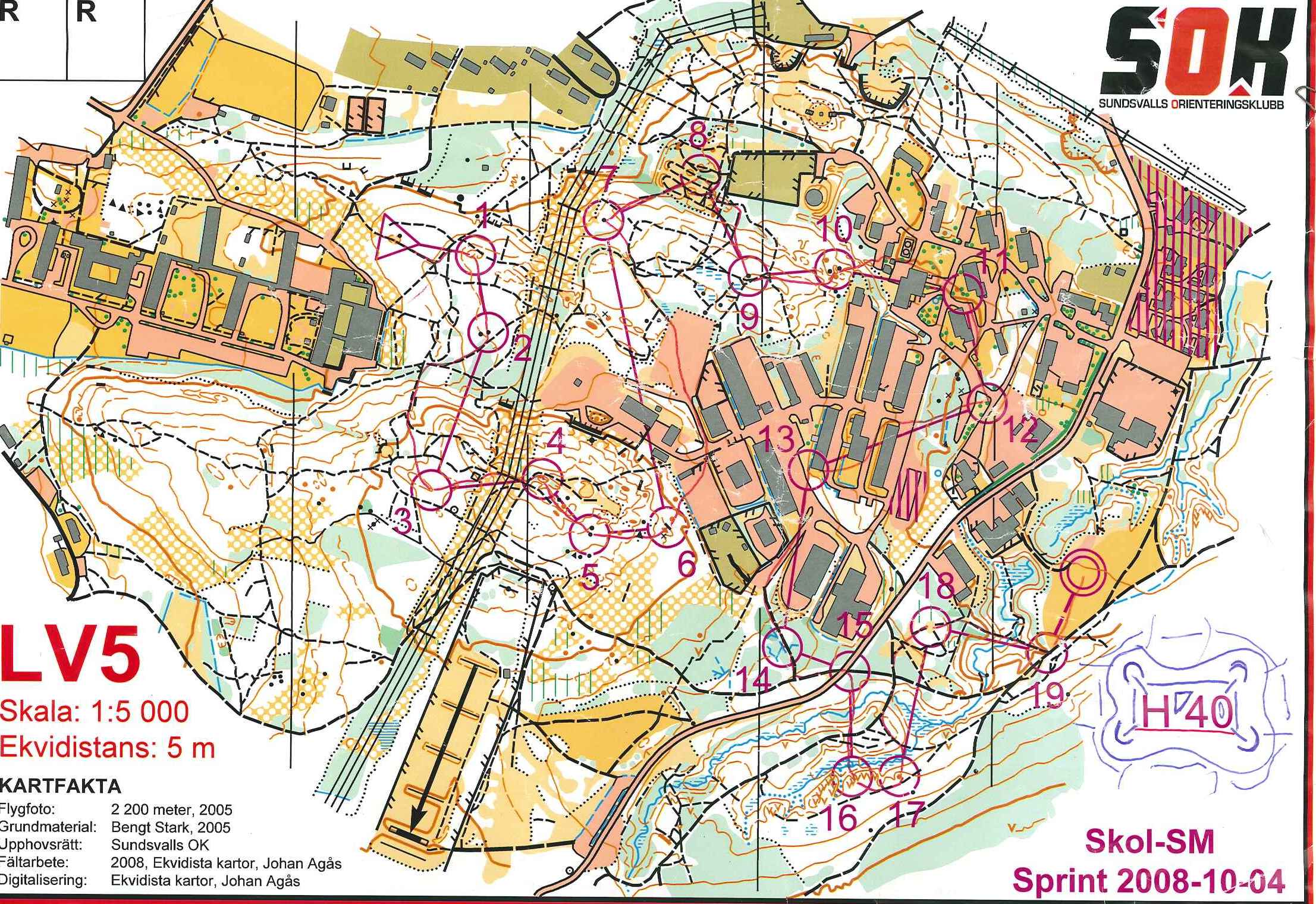 Skol-SM sprint (2008-10-04)