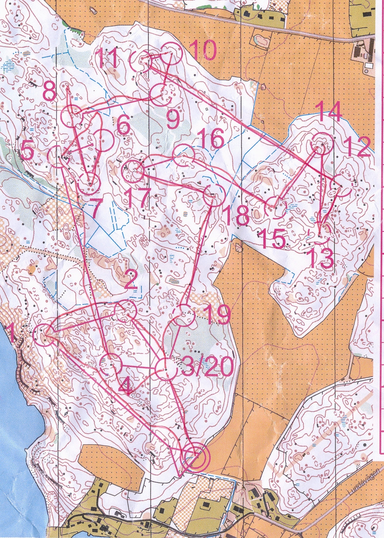 Stiglös OL-träning (2014-06-05)