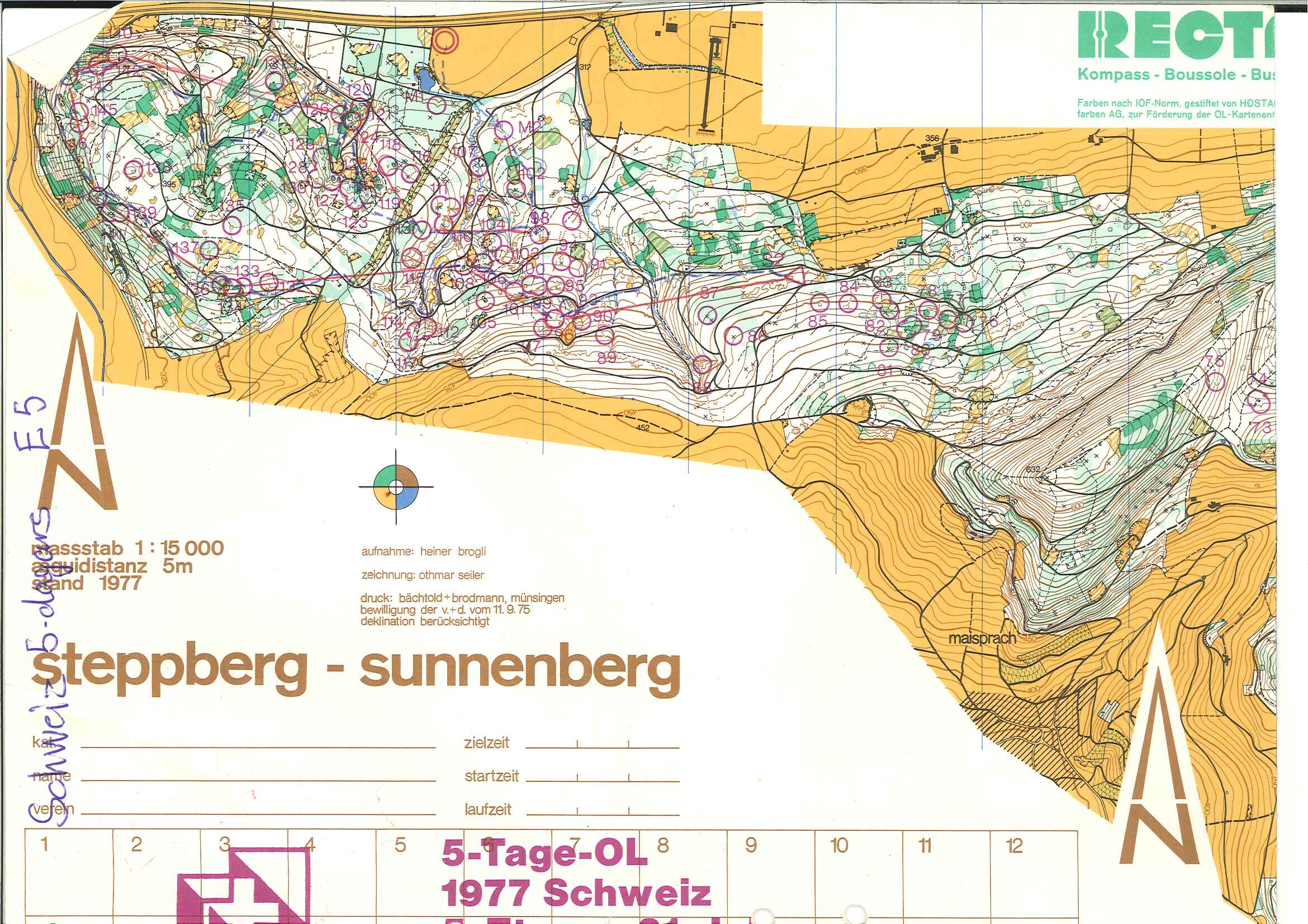 Schweiz 5-dagars E5 (1977-07-31)
