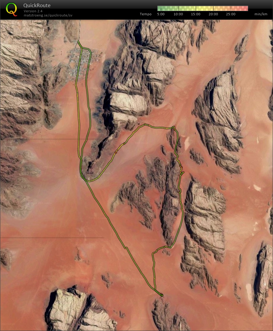 Ökenvandring-löpning (2015-01-04)