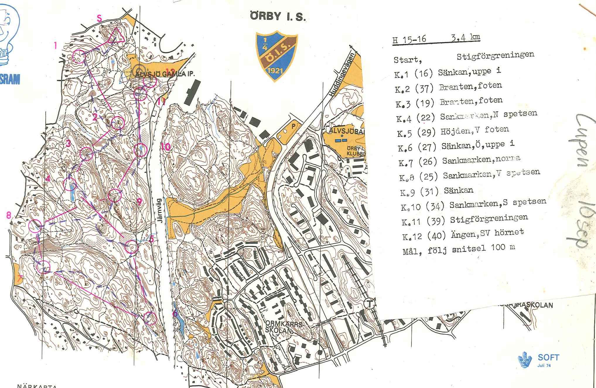 Ungdomscupen (10/09/1977)