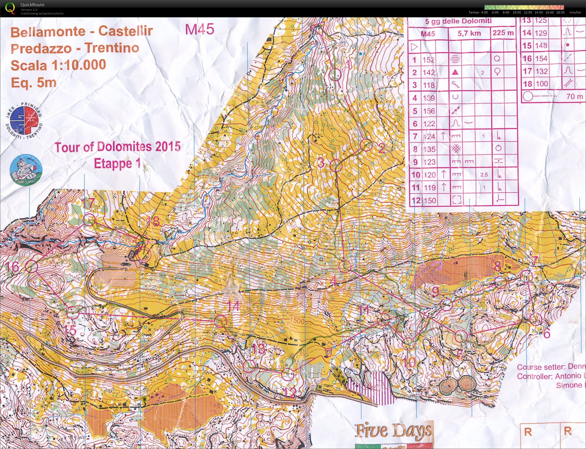 Five Days Dolomiten E1 (12.07.2015)