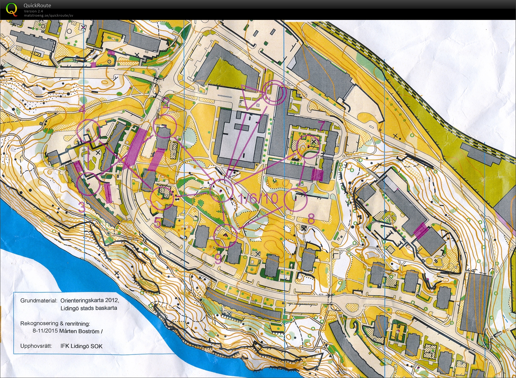 OL-sprintstafettintervaller varv 3 (2015-12-12)