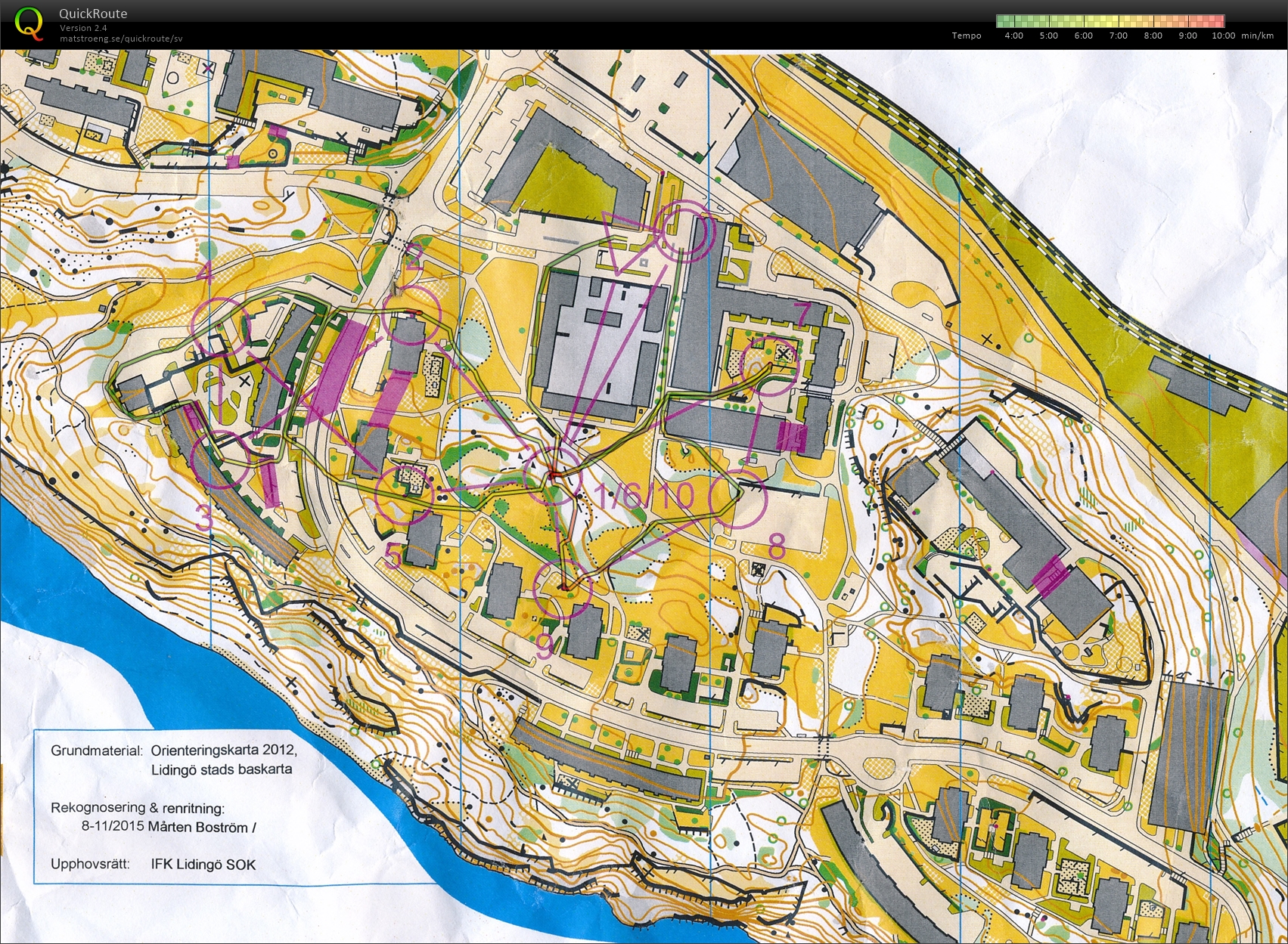 OL-sprintstafettintervaller varv 3 (12/12/2015)