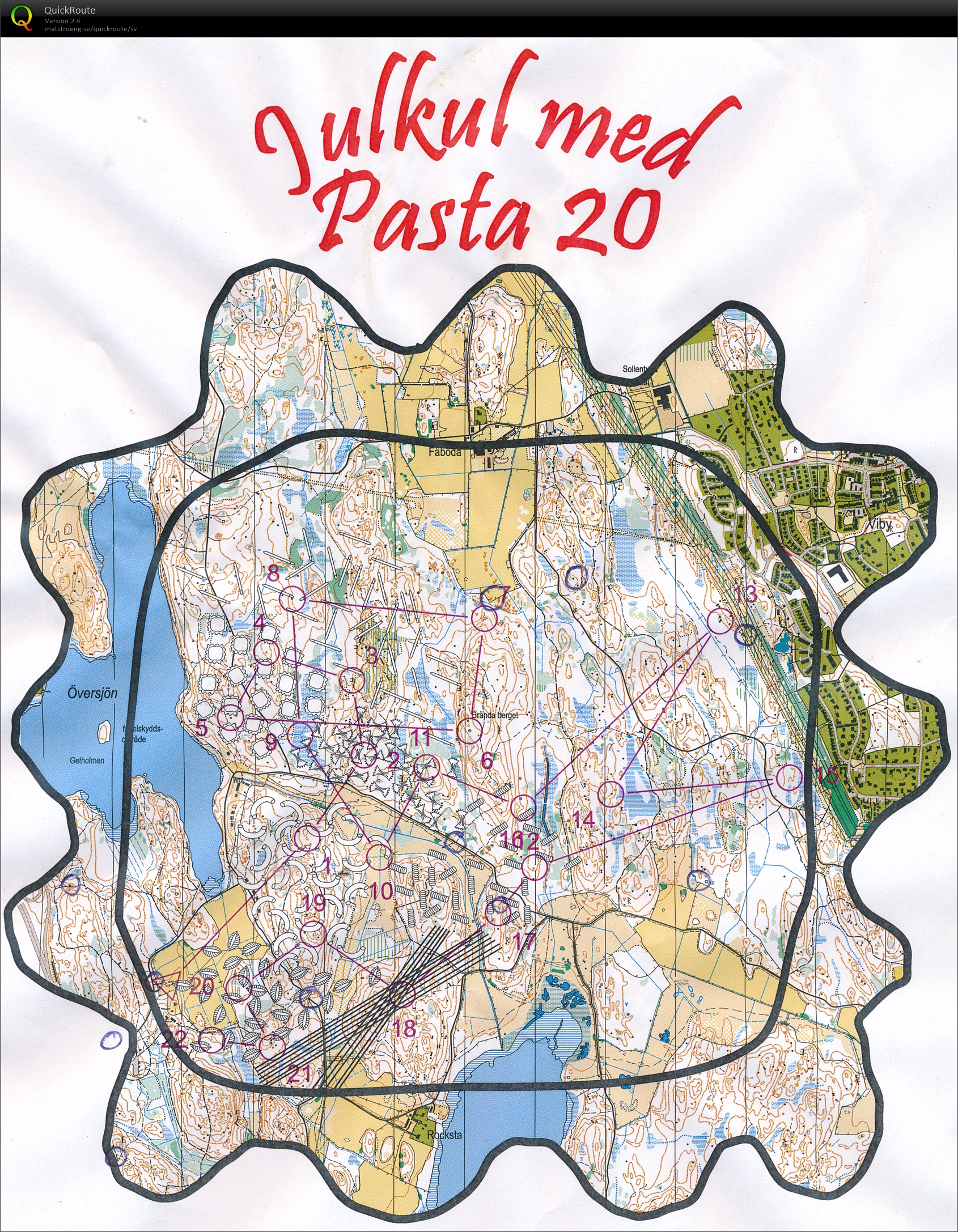 Kontrollutsättning - Pasta20:s julkul (2015-12-22)