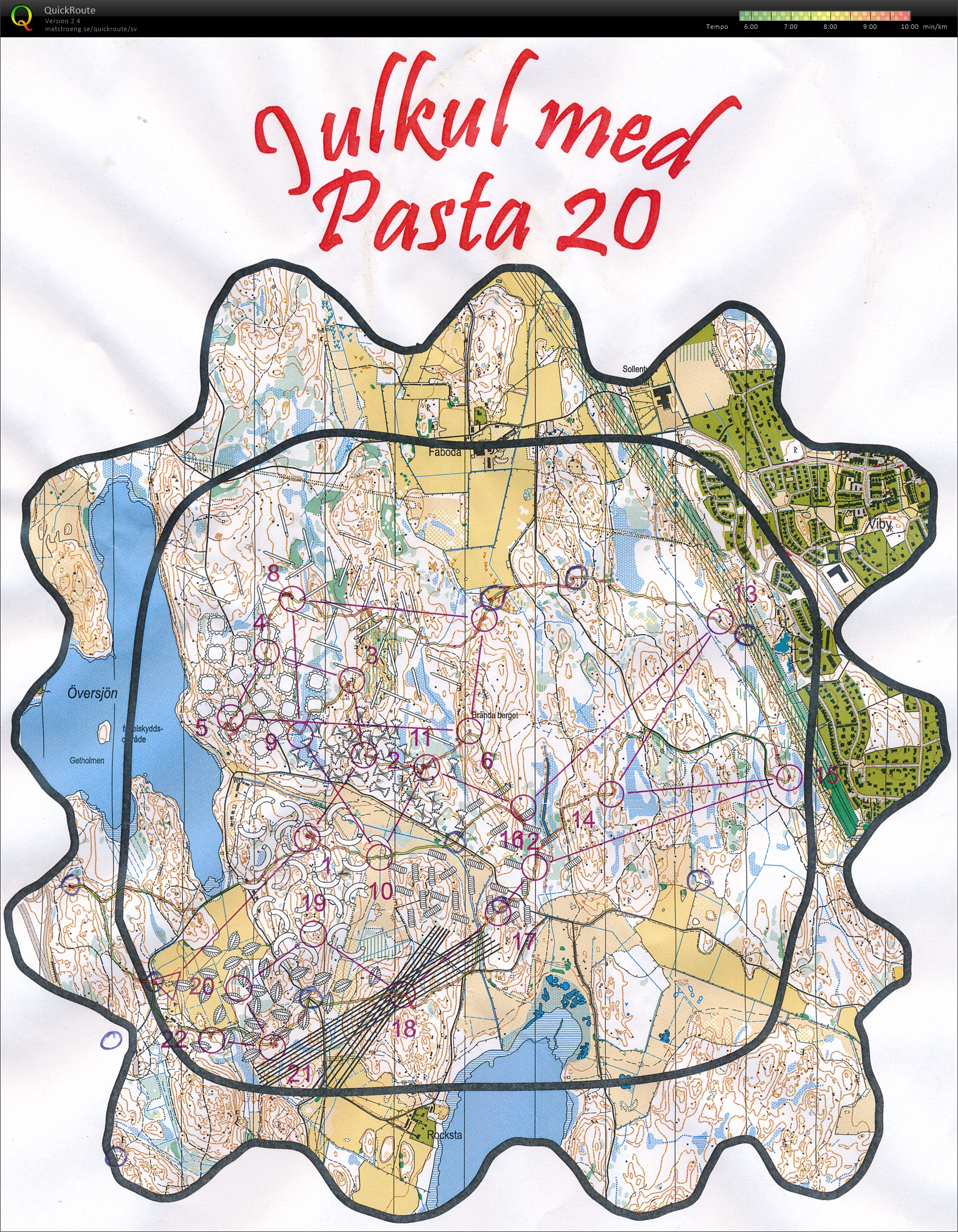 Kontrollutsättning - Pasta20:s julkul (2015-12-22)