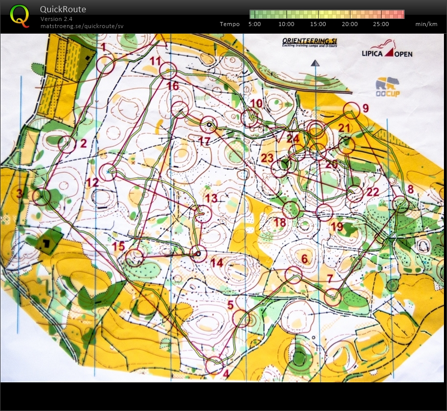 Eftermiddagsskogssprint (26-03-2016)