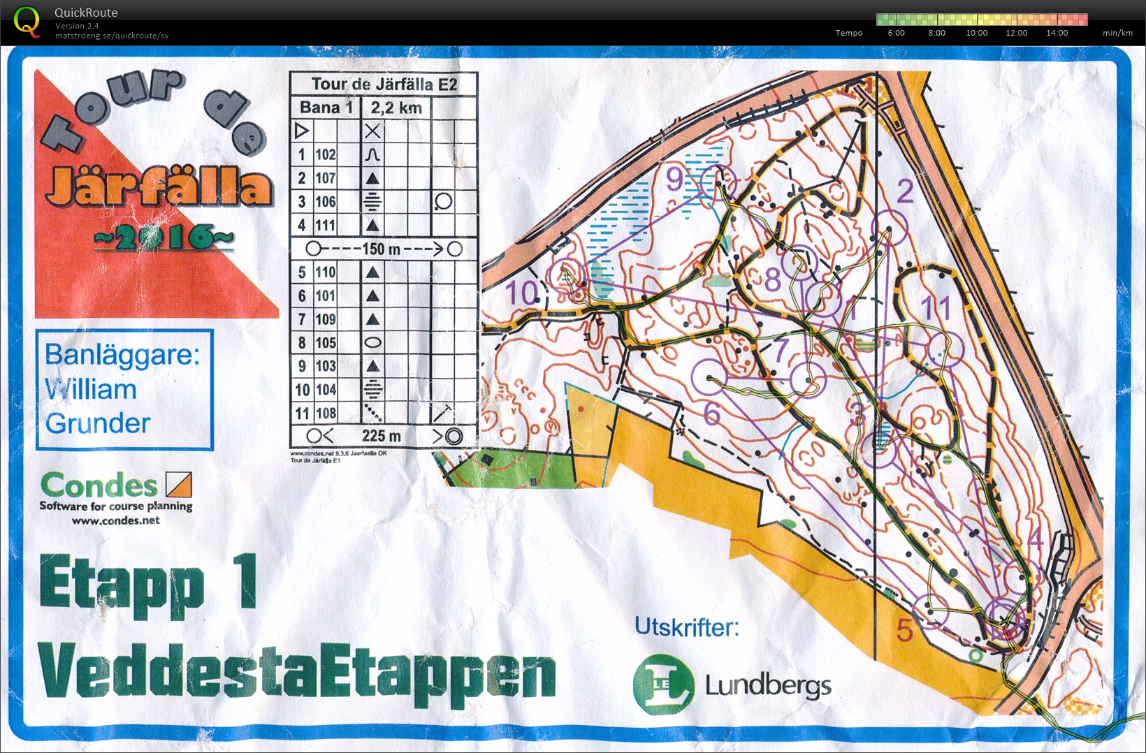 Tour de Järfälla - Veddestaetappen (2016-11-01)