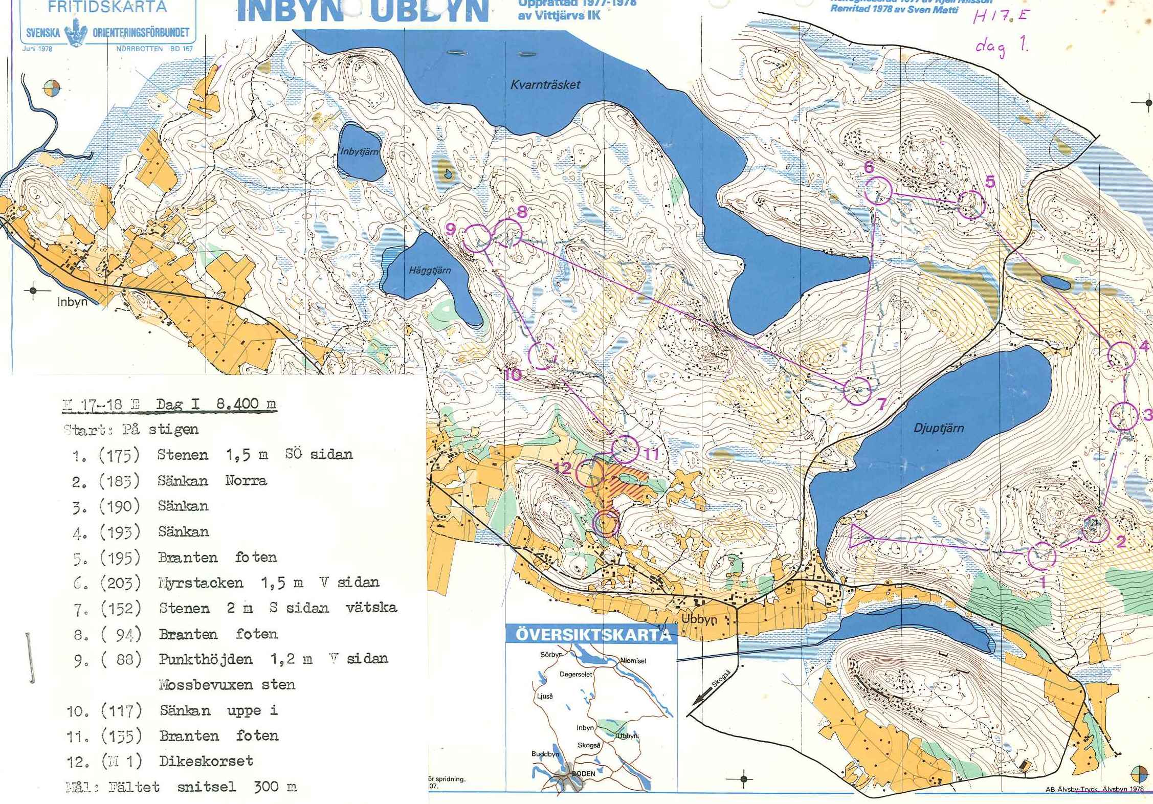 Vittjärv dag 1 (22-07-1978)