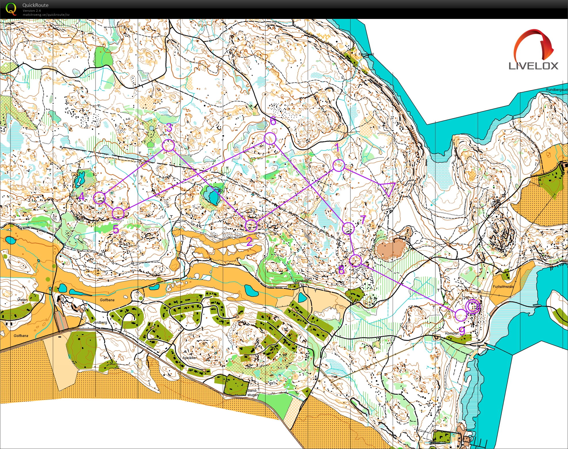 LP:s digital orienteering map archive :: Trosa skogslopp (19/09/2020)