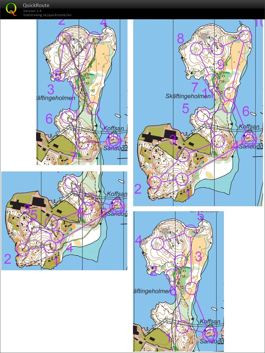 Käft-Inges Rundtur och några slingor till (2021-05-15)