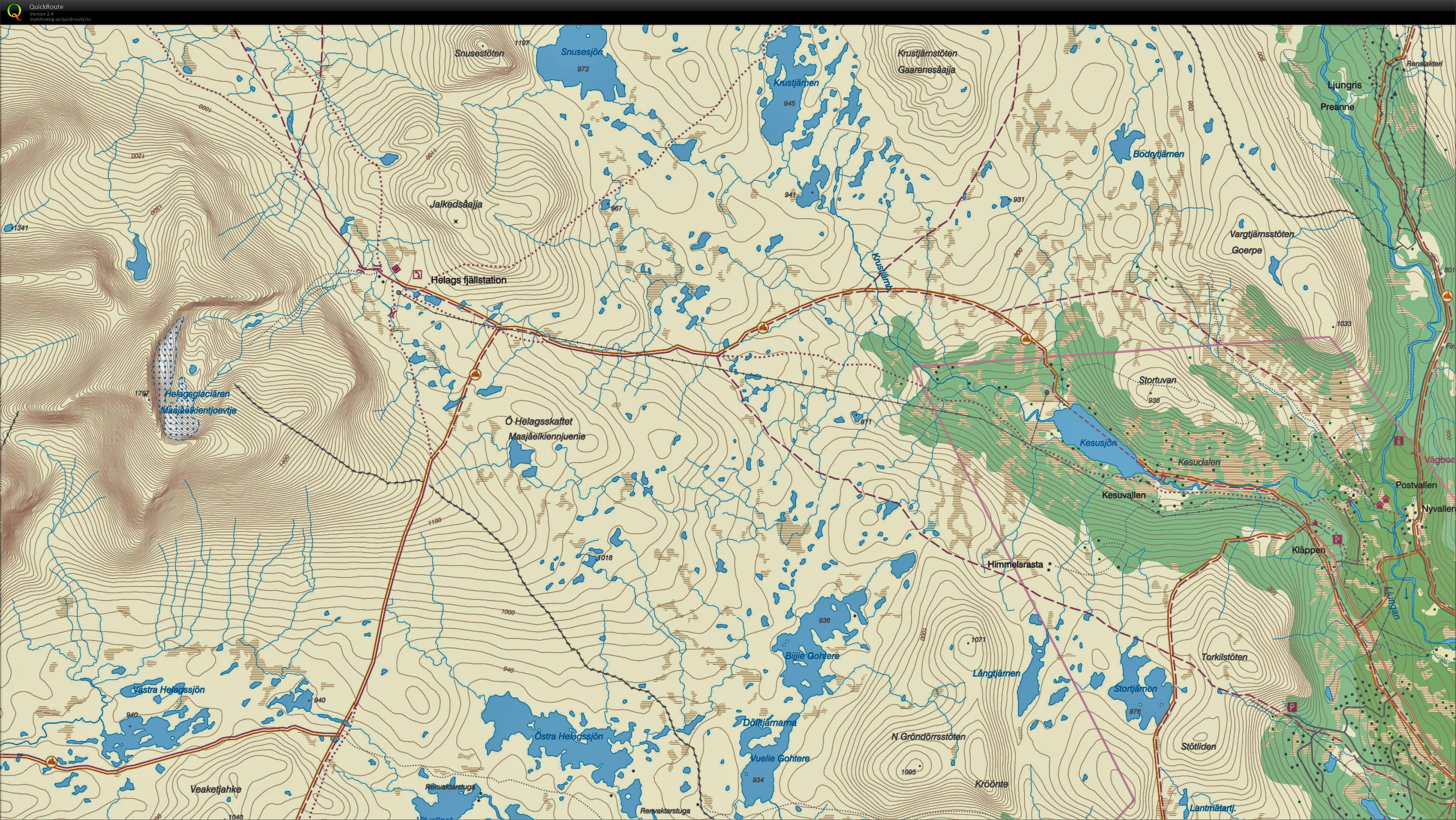 Vandring till Helags (02-08-2021)