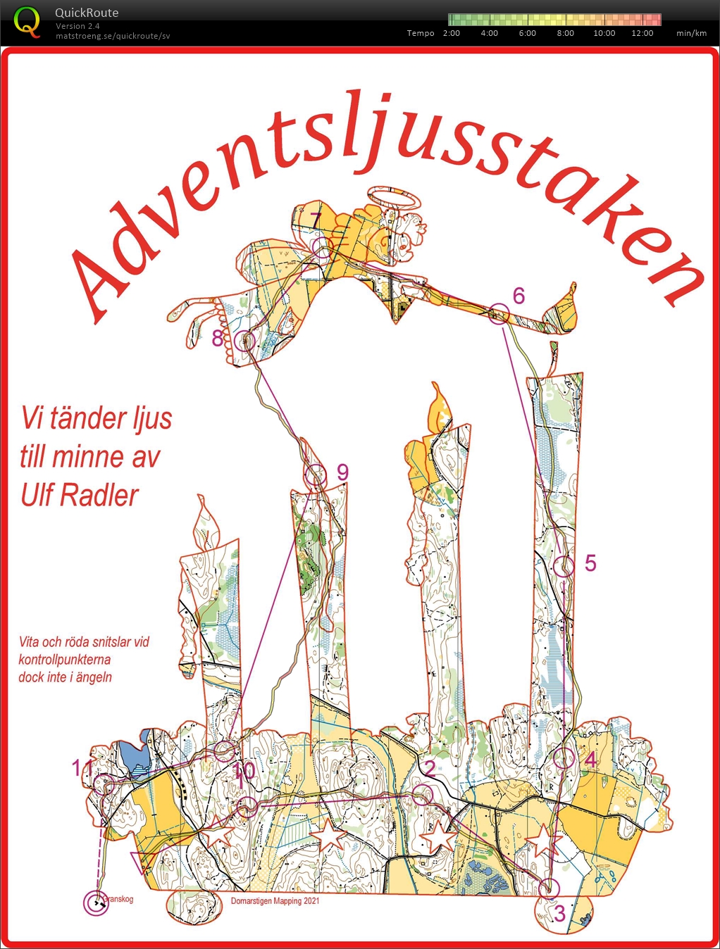 Adventsljusstaken - till minne av Ulf Radler (2021-12-19)