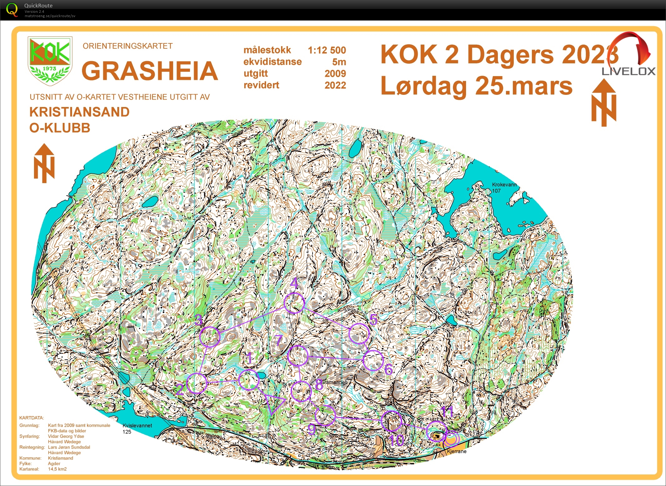 KOK 2-dagers, AK-åpen med Synno (25-03-2023)