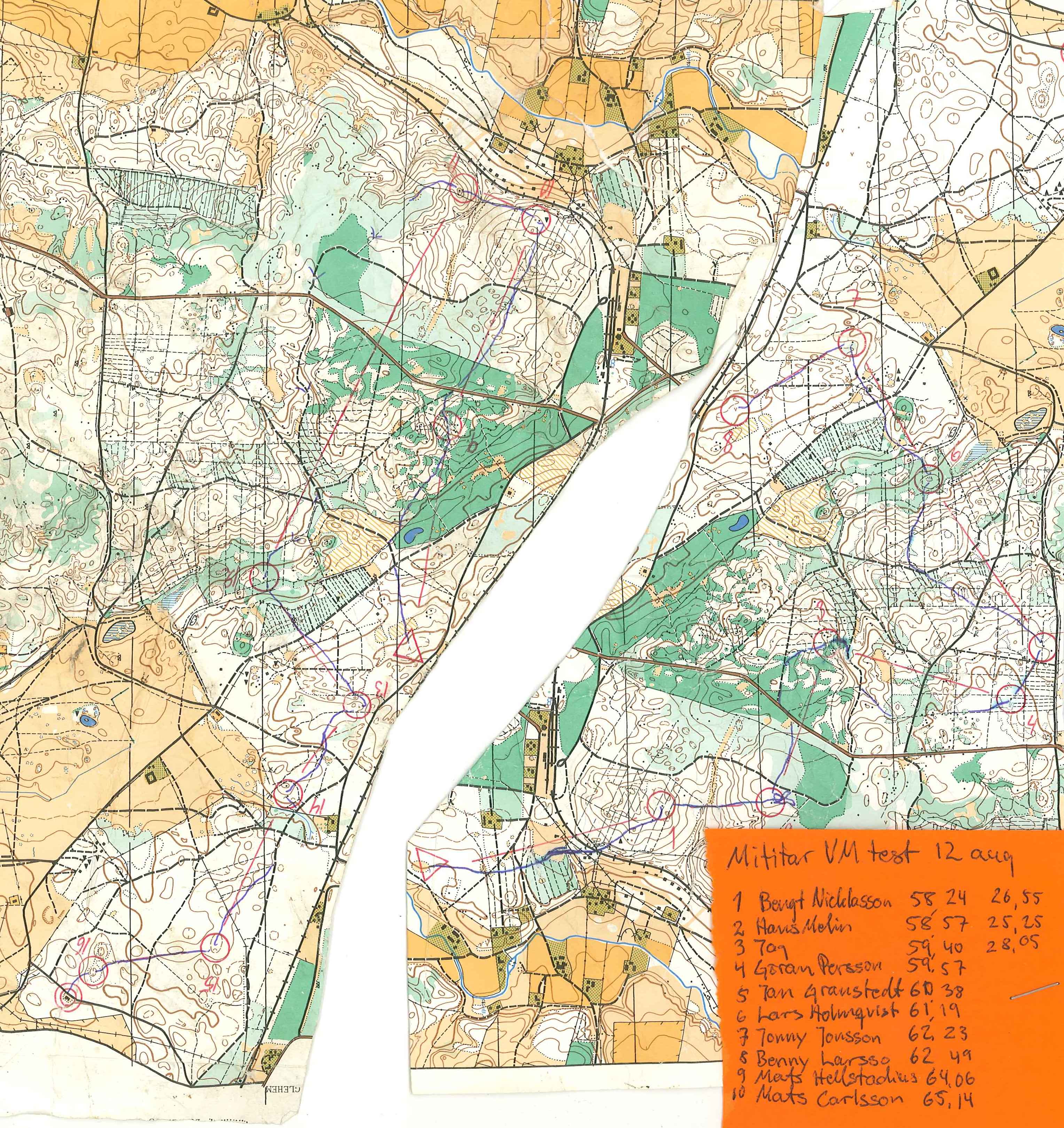 Militär-VM test 3 (1980-08-12)