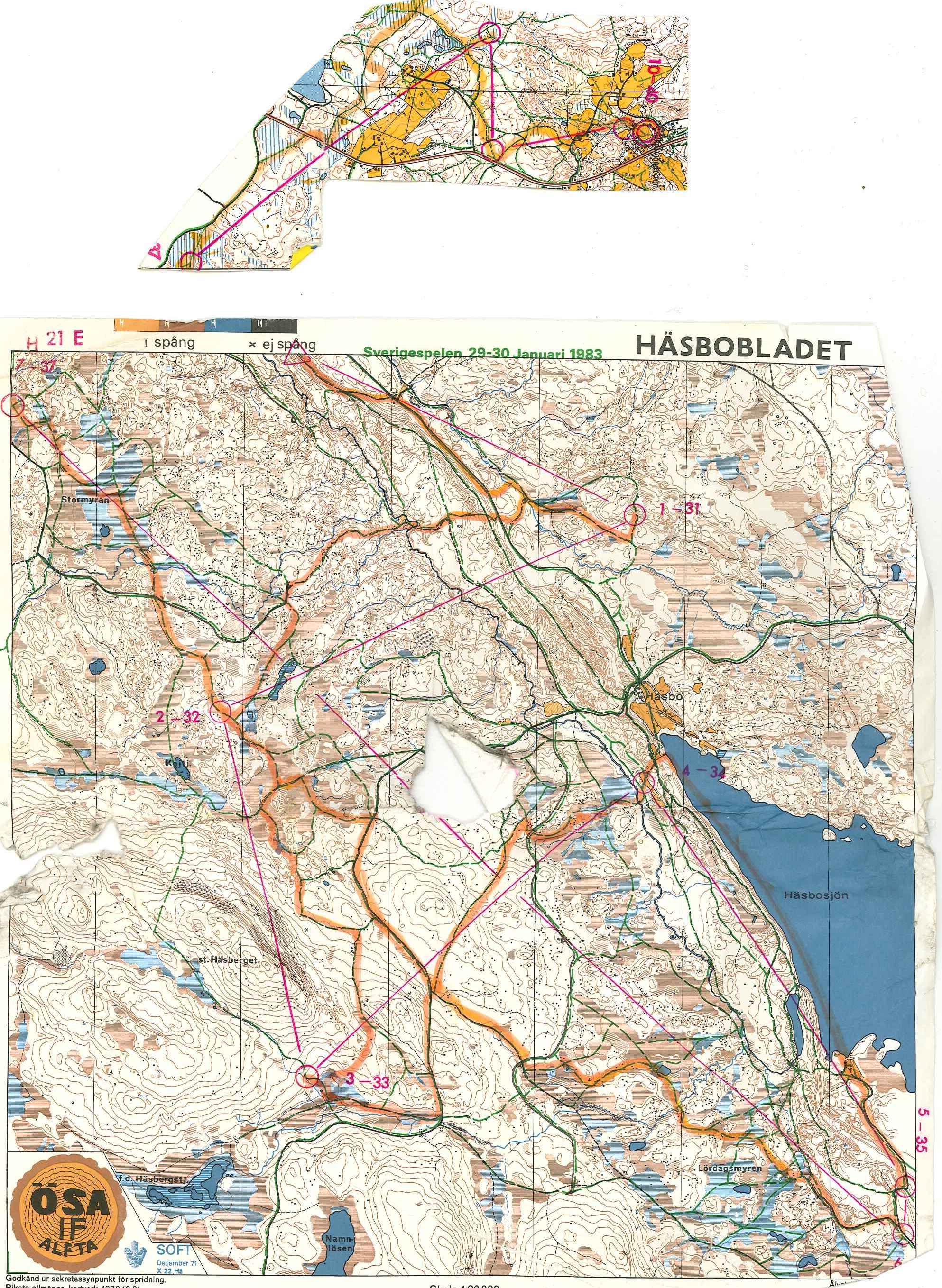 Sverigespelen skidO (29.01.1983)