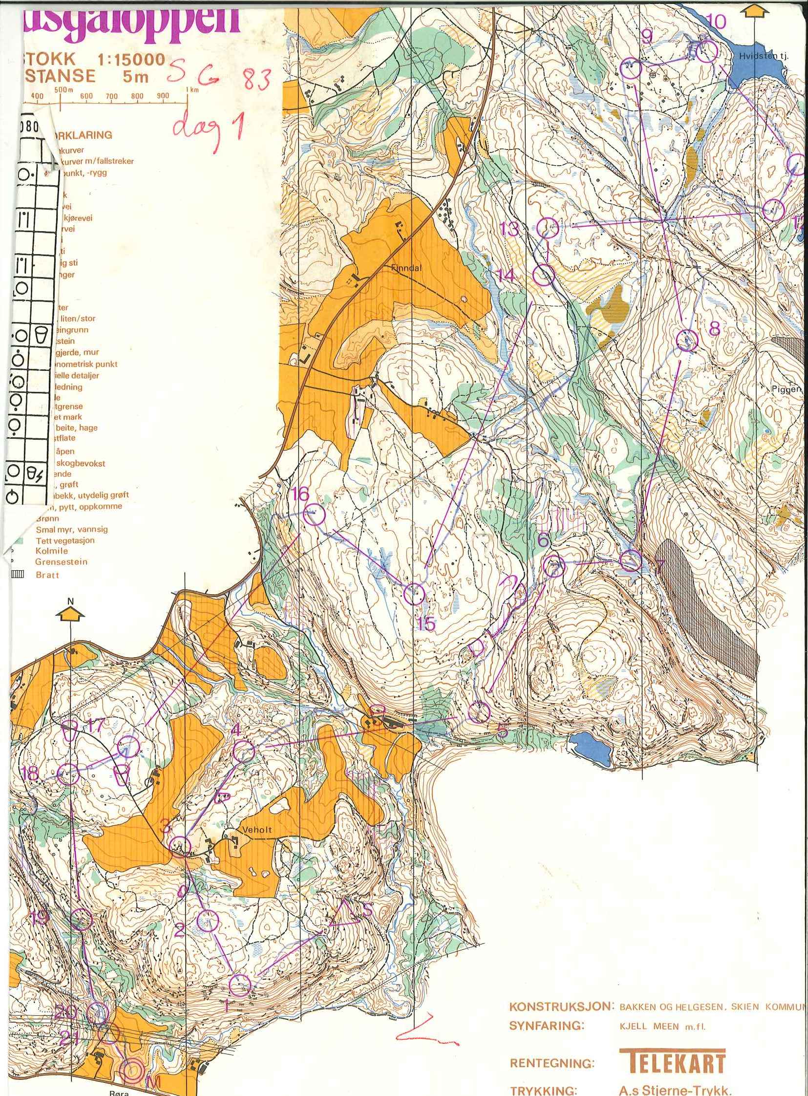 Sörlandsgaloppen dag 1 (09.07.1983)