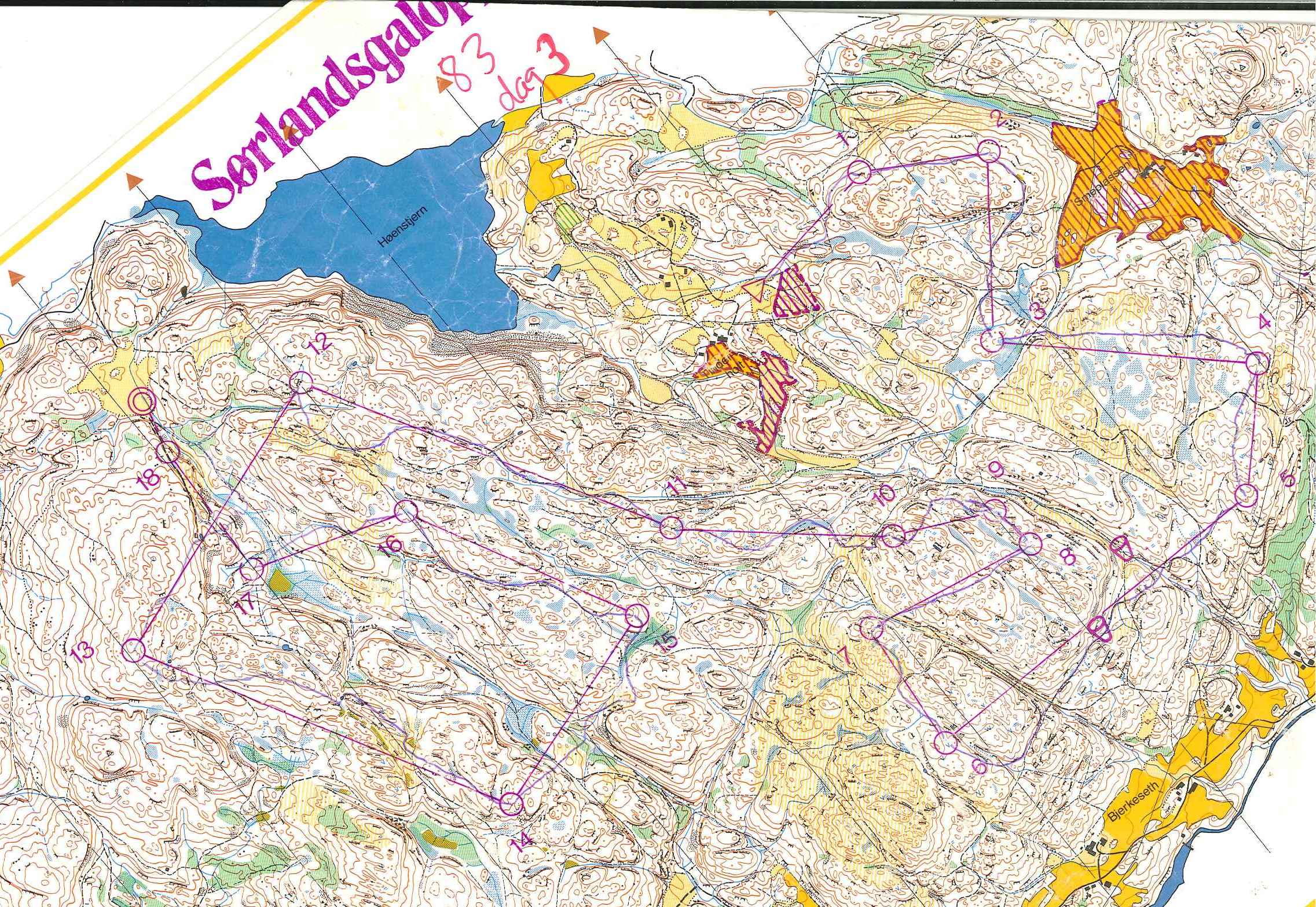 Sörlandsgaloppen dag 3 (12.07.1983)