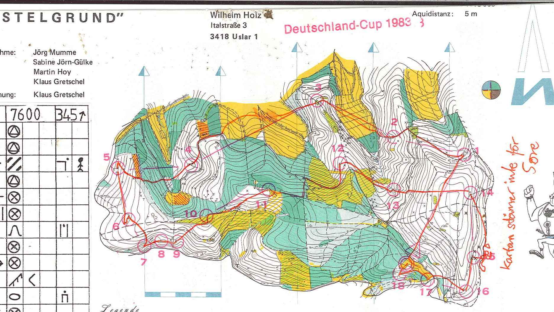 Deutschland Cup kavle (09.10.1983)