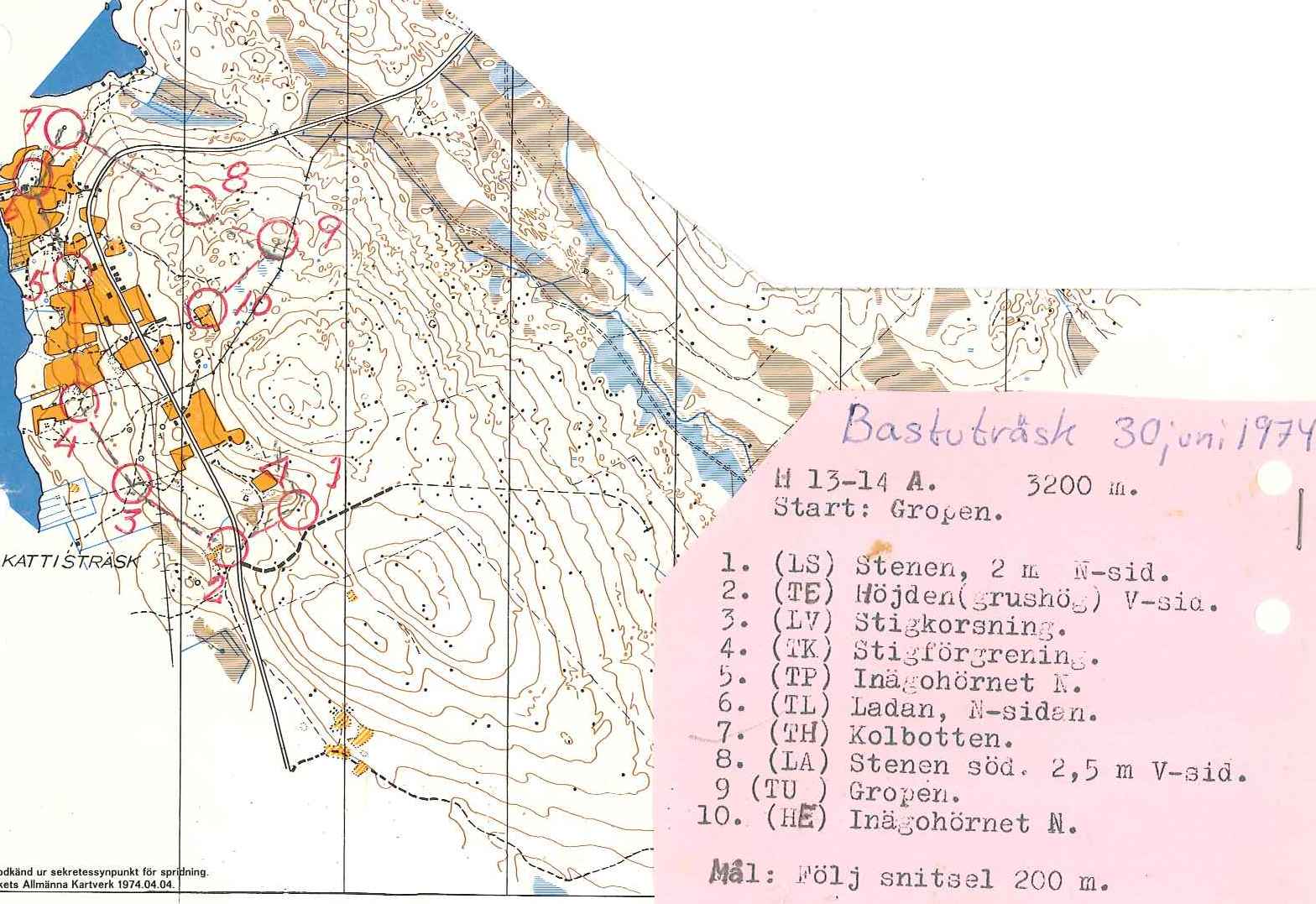 SJ IF Bastuträsk (30-06-1974)