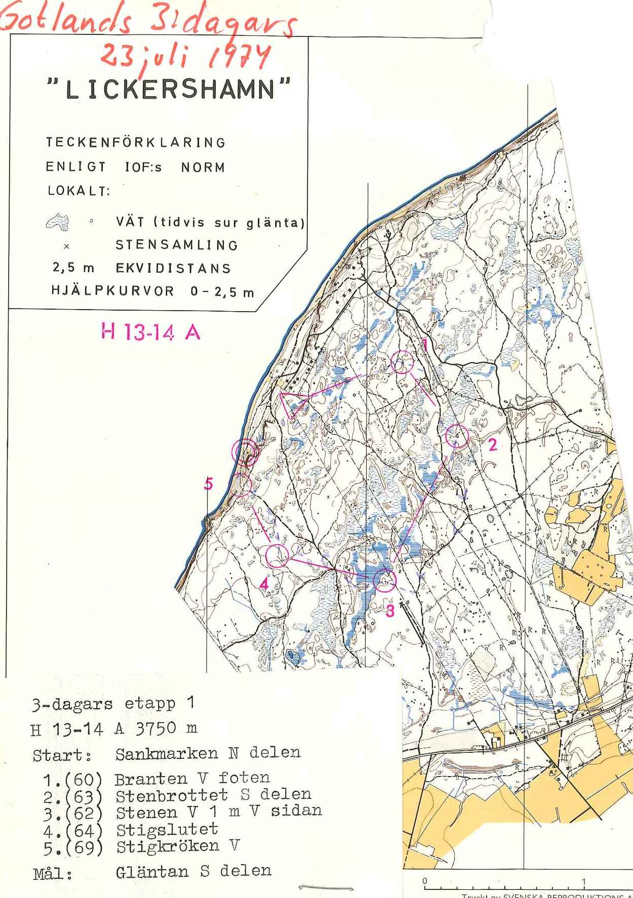 Gotlands 3-dagars E1 (23-07-1974)